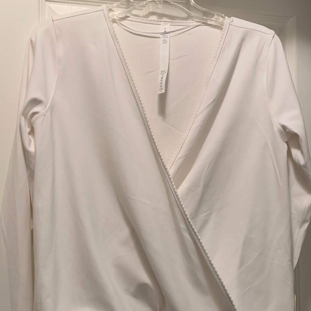 White Lululemon top